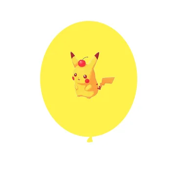 10/20 kom. Pokemon tema Pikachu Tema Crtani Lateks balona Dječji rođendan dekoracija za dječju dušu Potrepštine Globos
