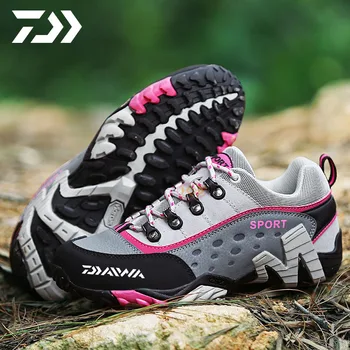 Unisex 2021 Novi Za muškarce i žene Daiwa Riblja cipele Plus Size Prozračni Vanjski Đonovi otporna na habanje Pješačkih cipele Sportski Kamp