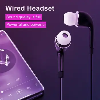 3,5 mm Priključak za Slušalice Za Samsung S4 Handfree Žičane Slušalice Sa Mikrofonom Univerzalne Stereo Woofera Slušalice Za Mobilni Telefon