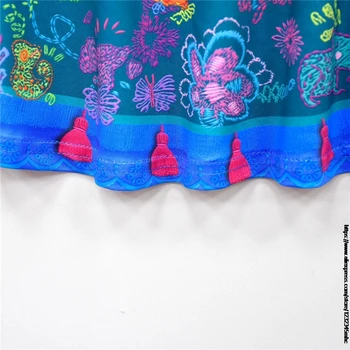 Ljetni kompleti odjeće za djevojčice Odjeća 2022 Ljetna zabava Princeza Haljina-svežanj Encanto Dječja loptu haljina na Dan rođenja Haljine +torba