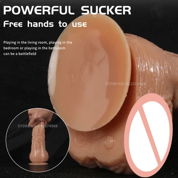 Grijanje je Realan Push Dildo Vibrator za žene Soft veliki Veliki Kurac Penis G Mrlja Vagine anus Masturbator Seks-igračka za odrasle