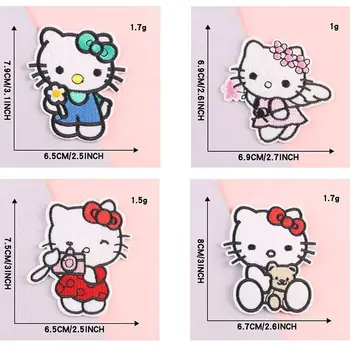 Hello Kitty Crtani Krpa za odjeću Slatka Ljubimci Krpa Glačala / na Vez mrlje na odjeći Oblog zakrpe za odjeću 4-8 cm