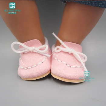 7 cm, mini-lutkarska cipele bijele sportske cipele za 43 cm, ima lutke i 45 cm pribor za američke lutke