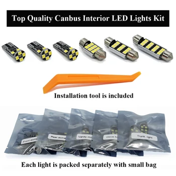 GBtuning Canbus LED Kit unutarnja Rasvjeta za Nissan X-Trail X Trail T30 T31 T32 2001-2020 Pribor za čitanje lampice u prtljažniku automobila