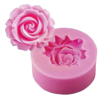 1pc Oblik Cvijeta Silikonska Forma Za sapun non-stick Alata Za Ukrašavanje Torte Ručno Pribor Za Pečenje Čokolade Kuhinjski čokolada gluposti V9W5