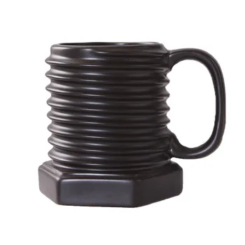 Zlatna spiralni дистилляционная toranj stakleno keramička šalica uredski šalica za doručak crno - bijela demitasse set šalica slatka kava mugs, i šalice