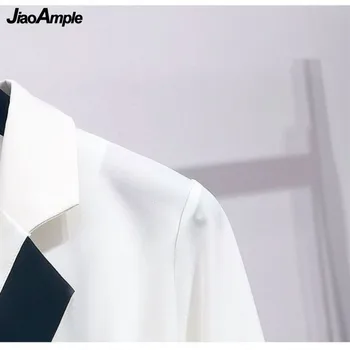 2022 Djevojka Bijela Košulja Top Midi Suknja od dva dijela Ženski Profesionalni Odijelo Korejski Moda Elegantan Bluza, Haljina je Komplet Ženske odjeće