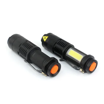 COB LED Q5 Mini Skalabilne Ultra Bright Ručna LED Svjetiljka AA Taktička Svjetiljka Za Kampiranje Vanjska Rasvjeta 14500 Baterije