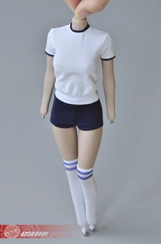 1/6 Ženska Figurica dodatna oprema Sportska Odjeća Japanski Student Sportska Odjeća, Kratke hlače Kratkih Rukava, Hlače Nadkoljenice Model za 12