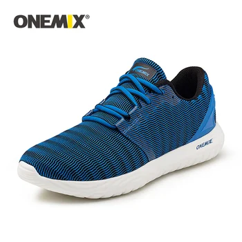 ONEMIX 2020 Gospodo lagane tenisice za trčanje na otvorenom s krznom Vamp Tenisice za trčanje Tenisice za hodanje Fleksibilna soft prozračna sportska obuća