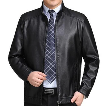 Nova jakna od umjetne kože Za muškarce Jaqueta De Couro Masculina odjeća Muški kaput od umjetne kože Muške Casual ветровка Jakne muški kaputi