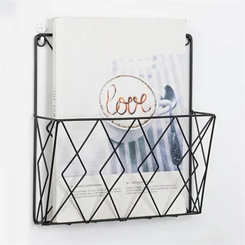 1pc Moderne Zidne Časopisi Stalak Za Prtljagu Novina Osnovna Spavaća soba Rotirajući bookshelf