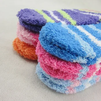 5 pari Čarapa za djevojčice Jesensko-zimske tople dječje čarape boje čokolade 0-8 godina Dječje čarape za djevojčice