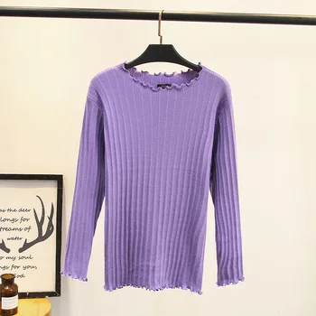 Nove ženske jesen zima plus size džemper kukičane majice za žene veliki pulover dugih rukava tanki elastični džemper 3XL 4XL 5XL 6XL