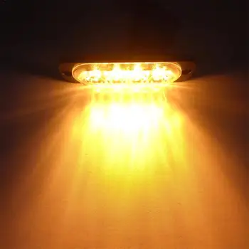 4 LED strobe svjetla Upozorenja Svjetlosni Signal Стробоскопическая Rešetka Trepćući Svjetlosni Pokazivač Kamion Auto Moto Svjetionik Lampa Amber Semaforu je 12 W IPX-4 Vodootporan