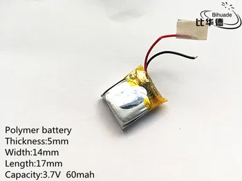 3,7 60 mah 501417 Litij-polimer li-ion li-ion Baterija Za Mp3 MP4 MP5 GPS PSP Bluetooth mobilni