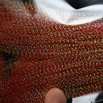 100pc Twisted Holografska Šljokice Za Vezivanje Izađu Crystal Flash-Materijal za Ribolov Mamac Jig Kuka Linije Pribor od perja
