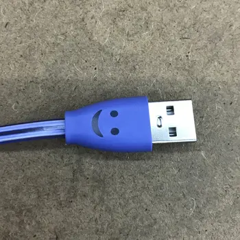 Moderan 1 M 3 ft Univerzalni Sinkronizacija USB 2.0 držaca za punjenje Micro-USB LED Vidljivo night Light Kabel za prijenos Podataka Za HTC Za Samsung S4 S3