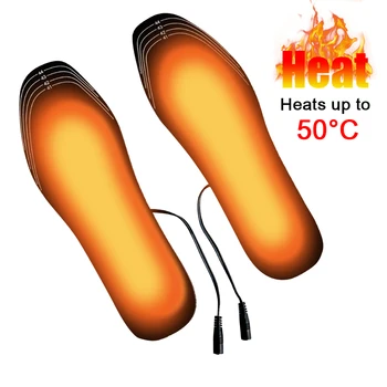 USB Ulošci Električni grijani Zimski Udoban za držanje noge u toplom Prati Sportske termalne jastučići za cipele na otvorenom Mat Unisex Oprema