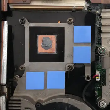 100 kom. Univerzalni Višenamjenski 10x10x0,5 mm Radijator Silikon Теплопроводящий Tepih za GPU VGA IC
