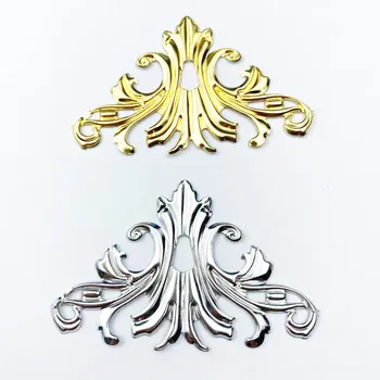 10шт 45x75 mm Filigranski metalni dekorativni listovi za izradu nakita Pribor za Косплея Pribor za naušnica