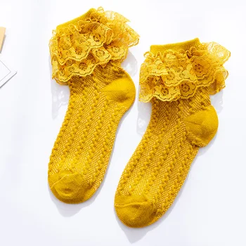 2021 Proljeće Ljeto Dječje Čarape Jesen Djevojke Držači Plesne Čarape dvoslojni Čarape Princeza Djevojke Plesne Čarape