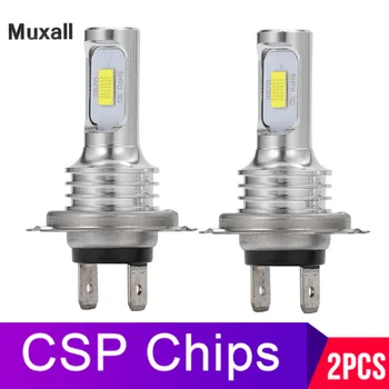 Muxall Led CSP Mini H4 H7 H8 H9 H11 12000LM 80 W 6000 Na Auto LED Svjetla Bijela Svjetla Za maglu 9005 HB3 9006 HB4 Za maglu Žarulja