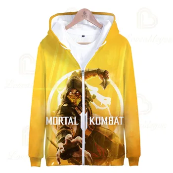 Majica s kapuljačom Novi Stil Igre Mortal Kombat Cosplay Majica sa kapuljačom Jakne Kaputi i Kostime za Halloween Djeca Muški Ženski