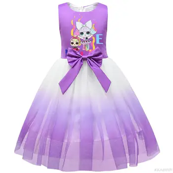 Lol Iznenađenje Lutka za djevojčice Donja suknja Dječja haljina na Dan rođenja od čiste pređe Haljina Princeza Odjeća za djevojčice Ljetna haljina