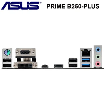 Nova matična ploča Asus PRIME B250-PLUS Intel B250 LGA 1151 DR4 2400/2133 Mhz 64 GB Tablica matična ploča Asus B250 Mainbaord PCI-E 3.0 M. 2 ATX