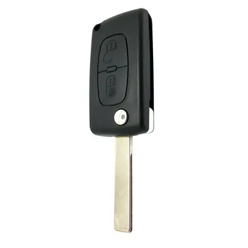 2-Tipke Sklopivi Telo Automobilski Ključ Zaštitna Torbica Za 207 307 407 308 Pribor Za Modifikaciju Automobila