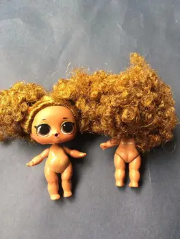 L. O. L. IZNENAĐENJE! Mini-Lutka Figurica Igračke Ukorijenjeni Kosu Mala Sestra OMG Lutka Igračke Bijela Crna Crvena Žuta Kosa Lutka Figurica Djevojka Pokloni