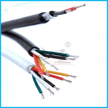 1 m/5 m/10 m DIY UL2464 28 AWG 5-wire kabel za USB miš tipkovnica kabel za prijenos podataka 2 vodilice bez zaslon vanjski promjer