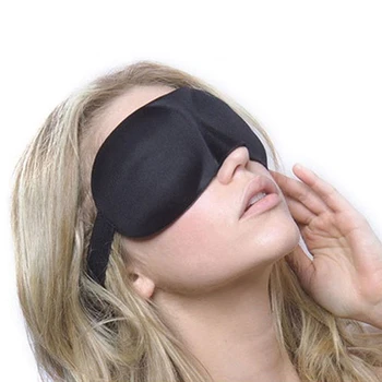 Popfeel 1pc 3D Maska za spavanje Prirodna Maska Za Spavanje Za Oči, sjenilo Poklopac sjenilo Krpa Za žene i Muškarce Kućni Putovanje Soft Prijenosni Povez za oči