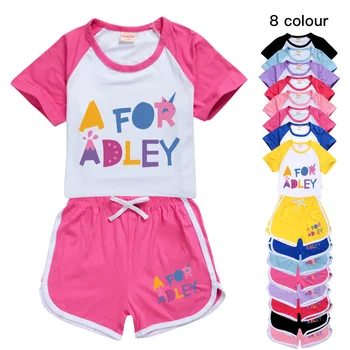 A za Adley 100-170 Majica Amazon Kratke hlače Sportski odijelo za odmor Odjeća za male dječake Ljetna majica 3 t Za Djevojčice Djeca Od 10 do 12 Tinejdžera