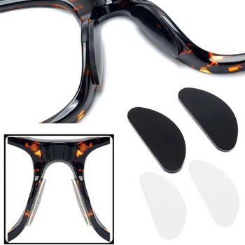 5/10 Para Silikona Nosni obloge za Naočale, Sunčane Naočale almohadillas gafas Soft neklizajući Naočale Nosni jastučići Pribor za naočale