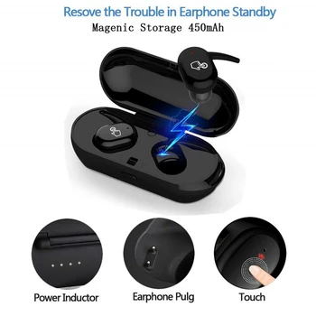 Y30 TWS Bežične Slušalice Blutooth 5.0 Slušalice S redukcijom šuma HiFi Slušalice 3D Stereo Slušalice Za slušalice na telefon Android IOS