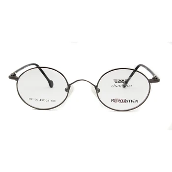 ZBZ Nove Vintage Naočale Botaničar Optički Rimless Muškarci Žene Okrugla Metalna Okvira Zlatne Naočale za kratkovidnost Klasicni Okvira za naočale, Prozirne Leće