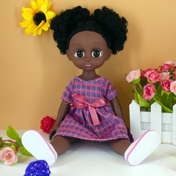 35 cm Crnci Lutke za Djevojčice Realan Афроамериканские Realne Simulacije Dječje Igre Soft Hobi Zabavne Dječje igračke, Pokloni za rođendan