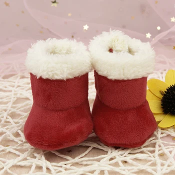 Mali pamuk čizme 25/27 cm, lutkarska cipele Mellchan, pliš pribor za lutke, dnevne zimske čizme, kaput za lutke, hlače