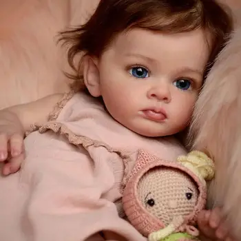 60 CM Pokupila Dijete Tutti Lutke za djevojčice Blaga Ugodna tkanina Za tijelo Realni 3D Boja za kožu s bojom Genesis Umjetničke lutke