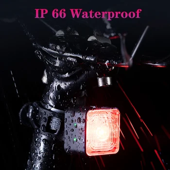 Visok Klirens Prednjeg Svjetla za Bicikl Inteligentni Senzor Stražnjeg Svjetla Kit IP66 Vodootporan MTB dugo Svjetlo Cestovni Bicikl Noćni Biciklistička Lampa Sigurnost