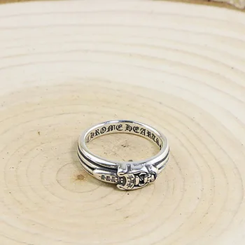 Prsten s mačem za muškarce prsten od 925 sterling srebra strme минималистичные nakit, vintage gotičke dekoracije emo dječak poklon