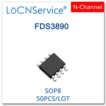 LoCNService 50 kom. FDS3890 SOP8 3890 80 Dvostruki N-Kanalni Visoke kvalitete