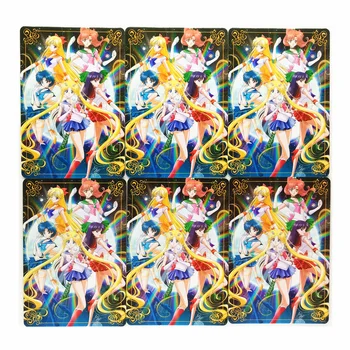 9 kom./compl. Sailor Moon Božićno odjeća Igračke Hobi Kolekcionarstvo igre Zbirka Animacija Razglednice