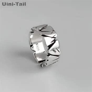 Uini-Rep novi dizajn hot rasprodaja 925 sterling srebra kreativno tekstura kamena u obliku srca otvoreni prsten klasicni morske suhi kamen nevaljala prsten