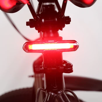 USB Punjiva Biciklistička Fenjer Vodootporan 5 Načina Biciklizam Stražnja svjetla s Funkcijom memorije MTB Bicikl znak upozorenja Lampa Pribor za bicikle