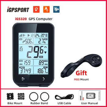 IGPSPORT iGS320 GPS Biciklizam Strav Trainingpeaks Automatsko praćenje Biciklistička računalo Brzinomjer IPX7 3000 Sati za Pohranu podataka