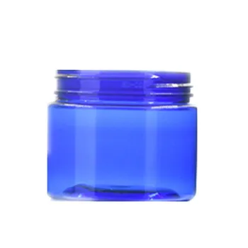 50 ml plava PAT-banke s aluminijskim pokrovom ,krema /Kozmetički banke,Plastična ambalaža,kontejner,boca