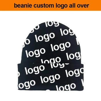 Besplatna dostava!odrasli akril zimske kape dodajte svoj logotip kapa custom logo širom